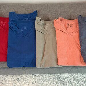 Fresh Clean Threads Medium V-Nech TShirts Bundle